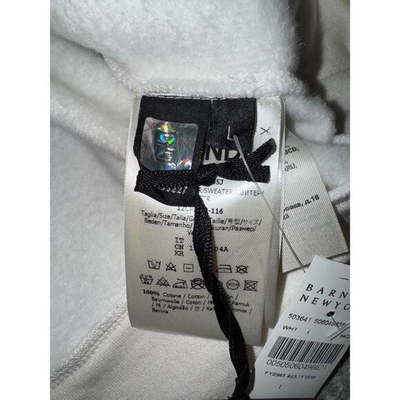 Fendi Roma Mania Fila All Over Logo White Blue Red Sweatshirt Hoodie Large L - Picture 12 of 16